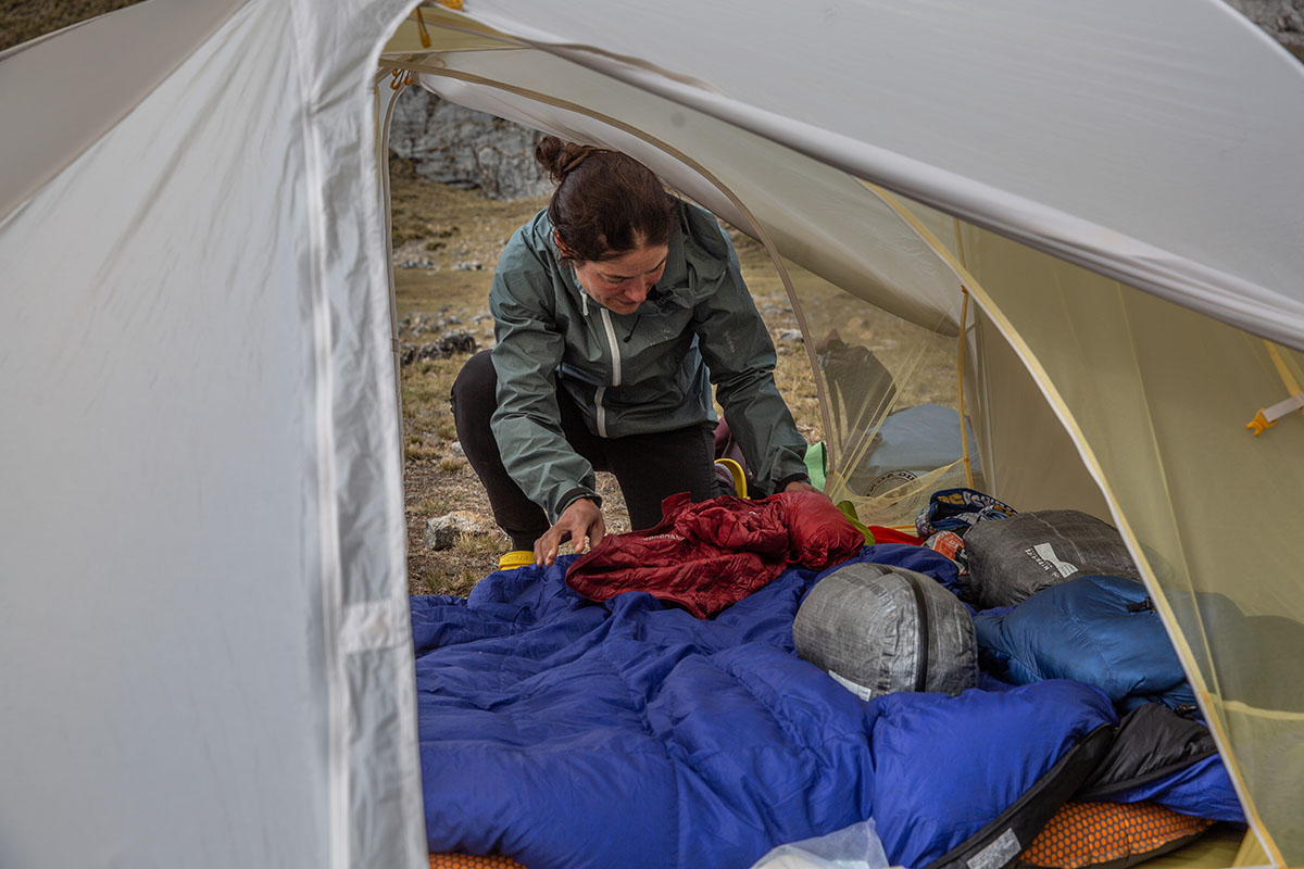 Arc'teryx Beta LT Hadron Jacket (organizing tent)