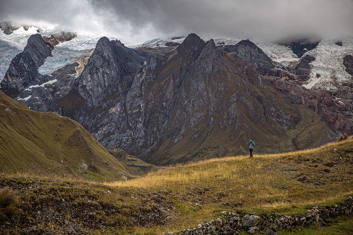 Arc'teryx Beta LT Hadron Jacket (wide shot in Peru)