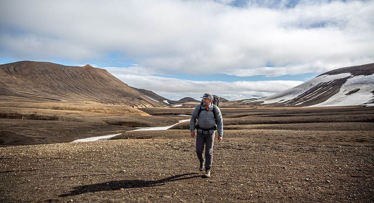 Arc'teryx Cerium Hybrid Hoody (backpacking in Iceland)