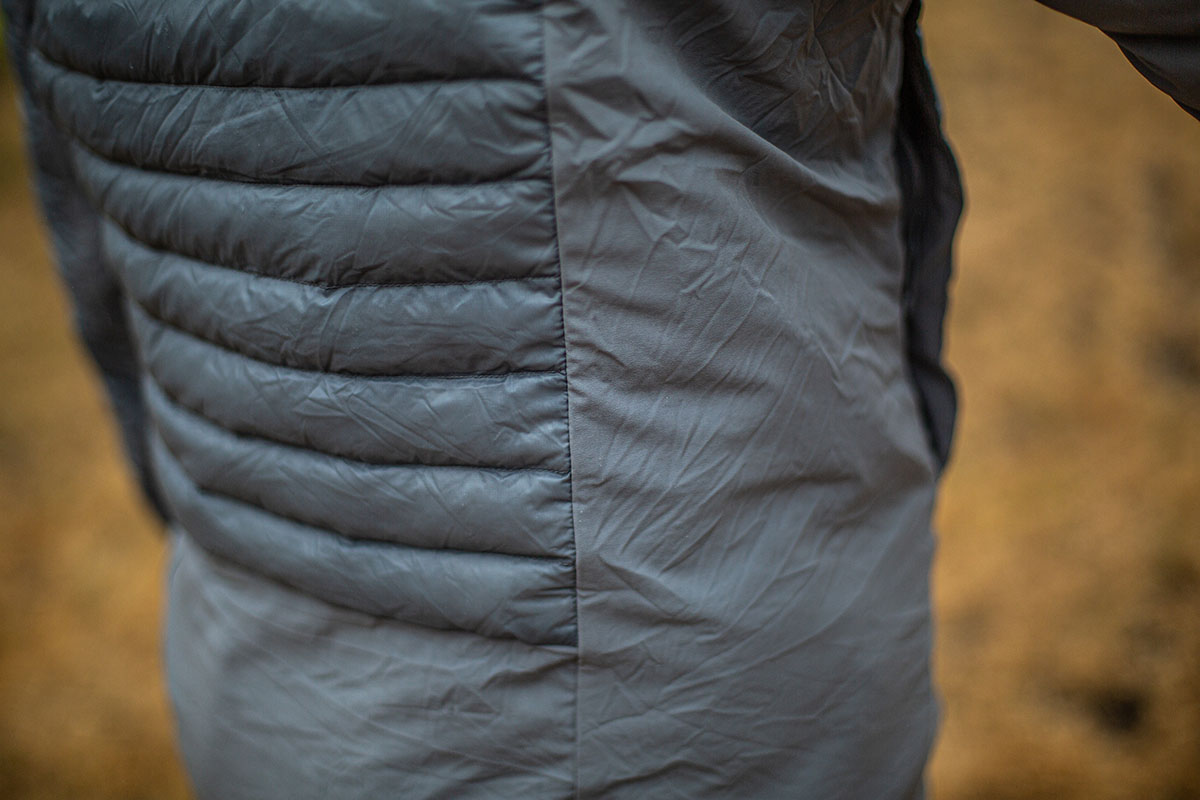 Arc'teryx Cerium Hybrid Hoody (down and softshell fabrics)