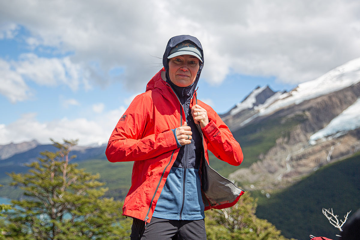 Arc'teryx Delta Hybrid Hoody (layered under hardshell jacket)