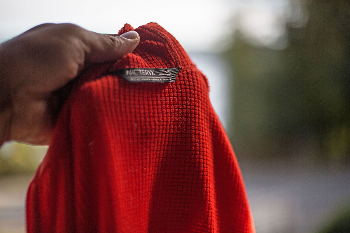 Arc'teryx Delta MX Hoody (fleece closeup)