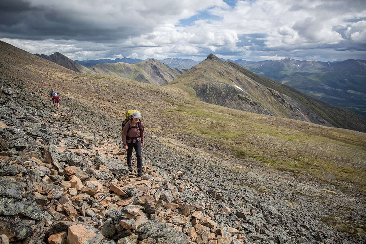 Arc'teryx Gamma SL Hoody (hiking on scree)