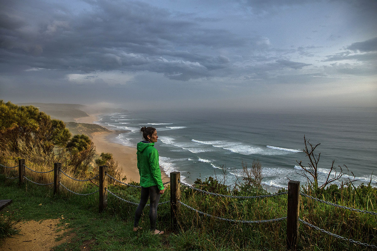 Arc'teryx Nuclei FL synthetic jacket (overlooking the ocean)