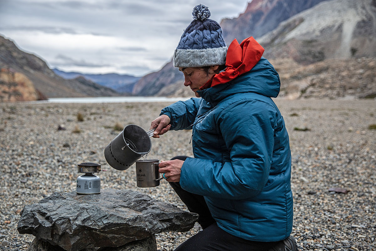 ​​Arc'teryx Nuclei SV Parka (pouring coffee)