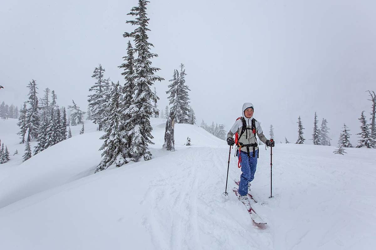 Arc'teryx Proton Hybrid Hoody (skinning with hood on)