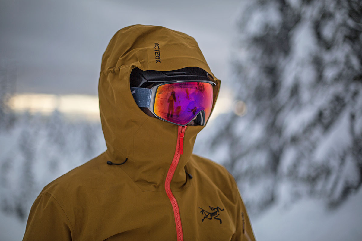 Arc'teryx Rush Jacket (hood and collar coverage)