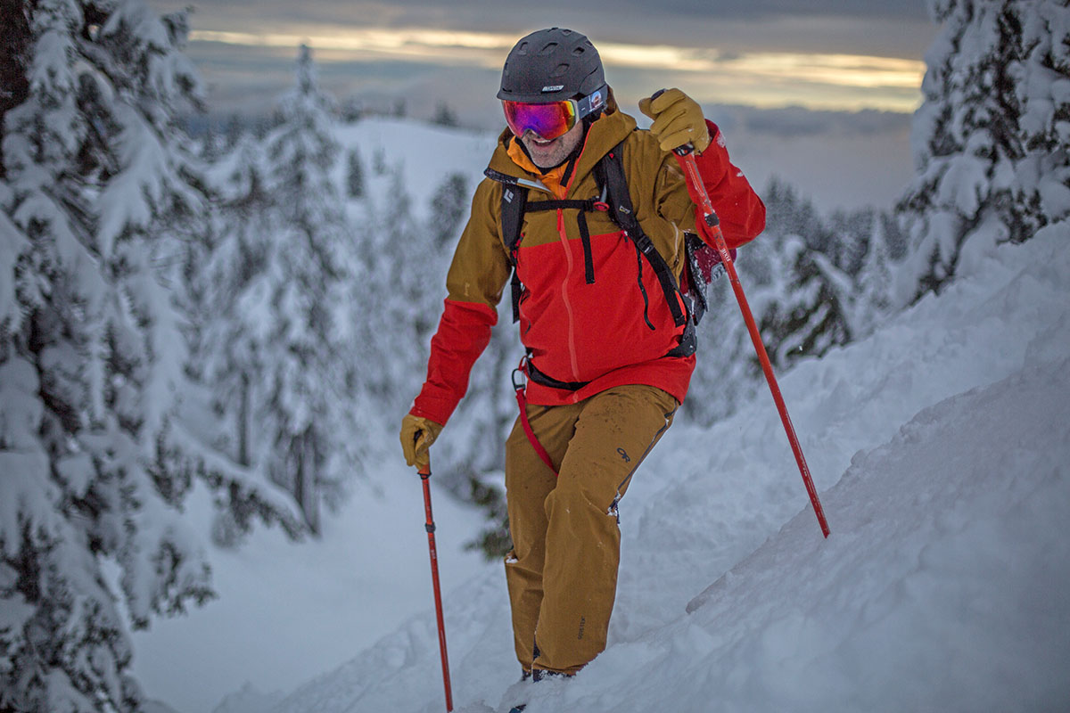 Arc'teryx Rush Jacket (skinning in deep snow)