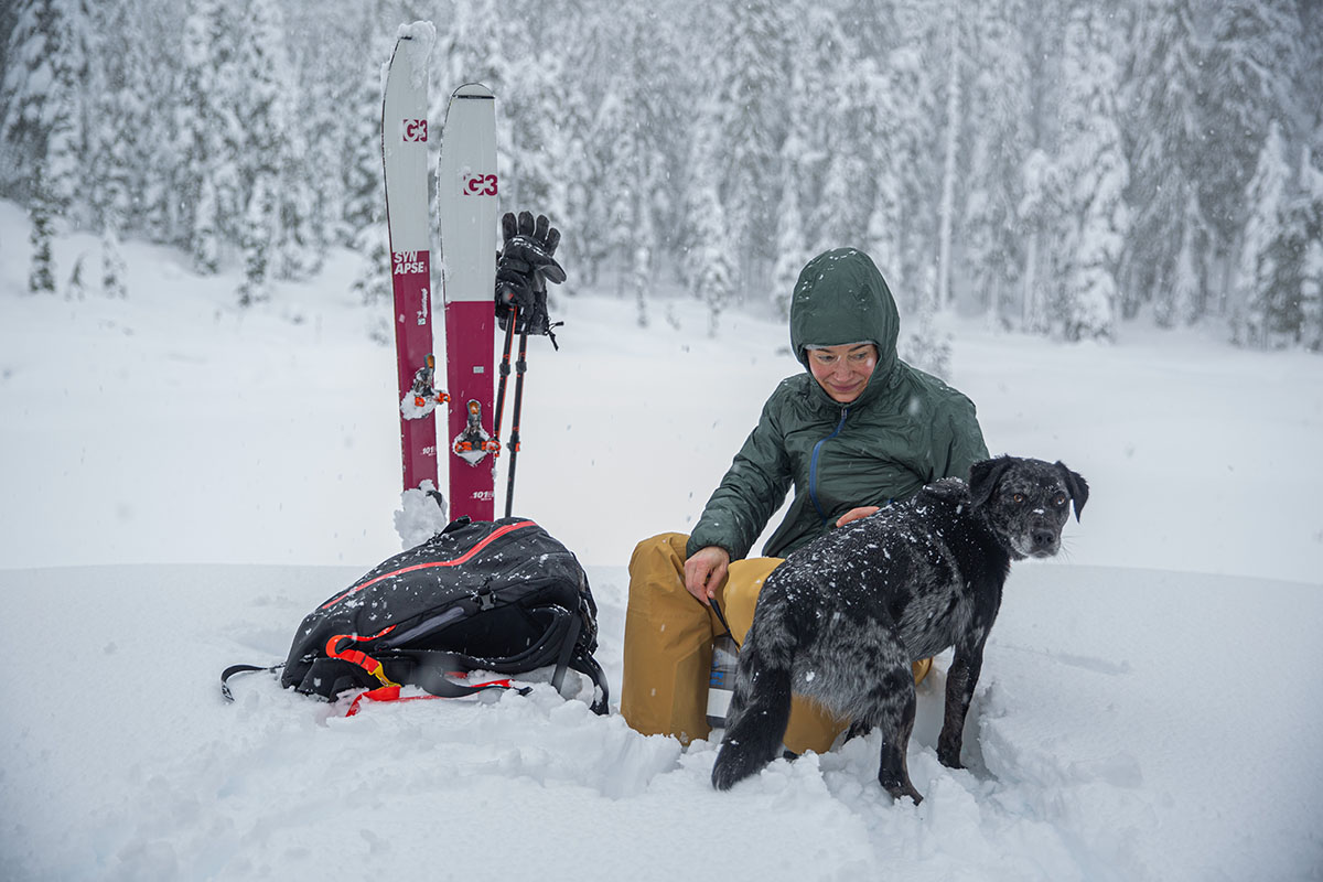 Arc'teryx Sentinel Bib Pant (taking a break in the backcountry)