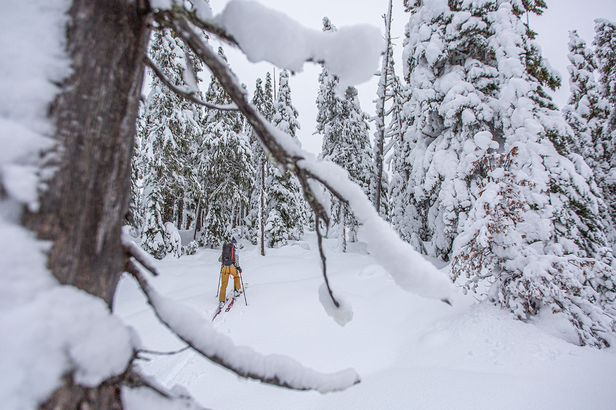 Arc'teryx Sentinel Bib Pant (wide shot while touring)