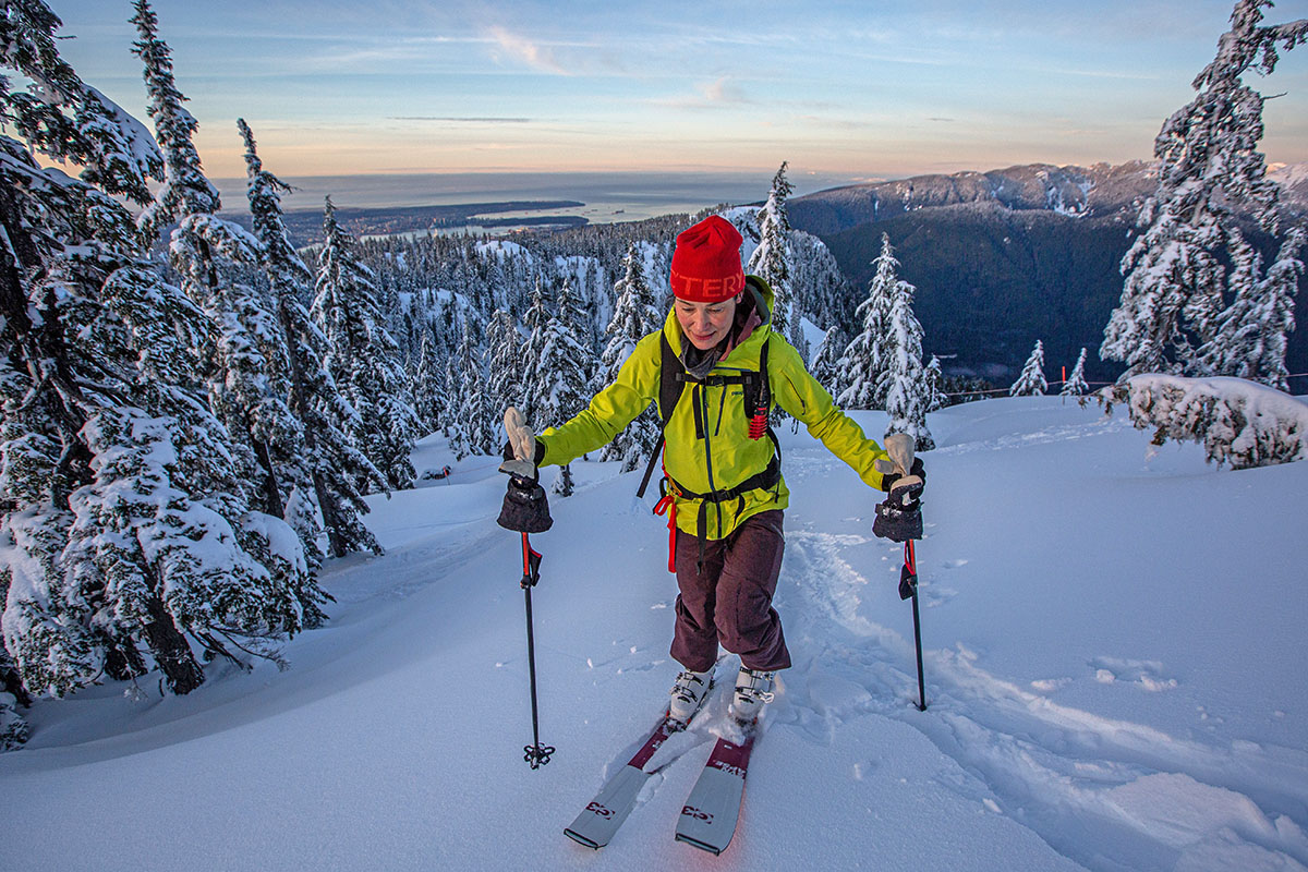 Arc'teryx Sentinel LT Bib (touring in forest)