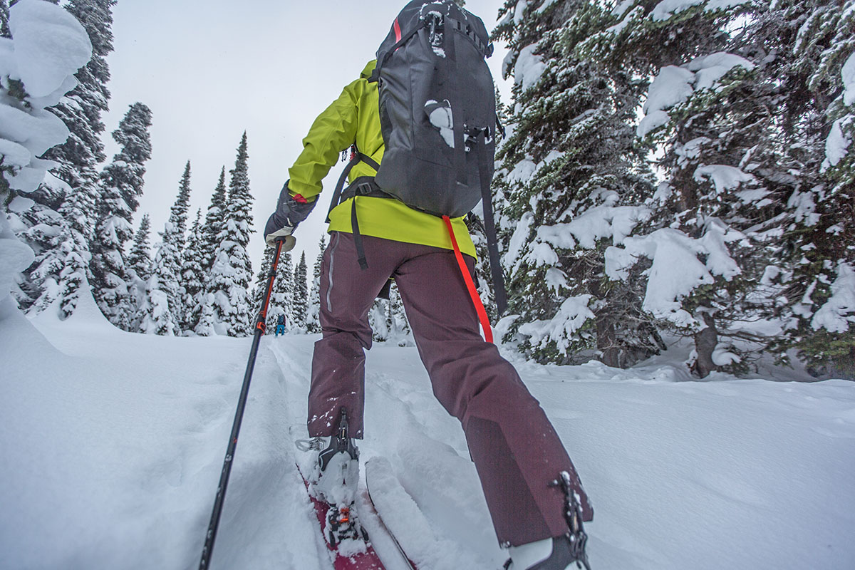 Arc'teryx Sentinel LT Bib (view from back while touring)