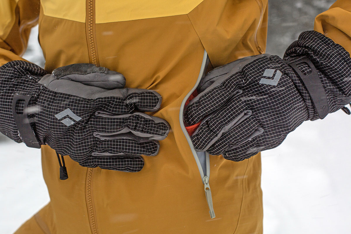 Arc'teryx Sentinel Jacket (closeup of hand pocket)