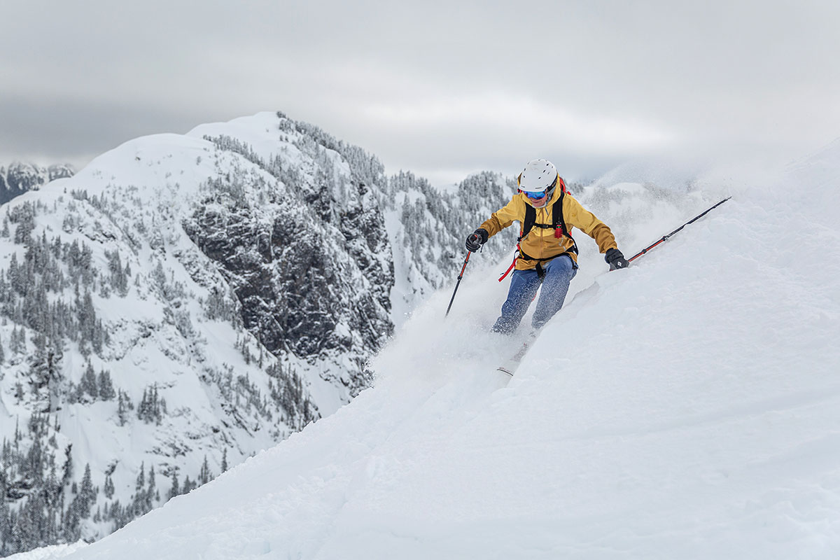 Arc'teryx Sentinel Jacket (skiing in deep powder)