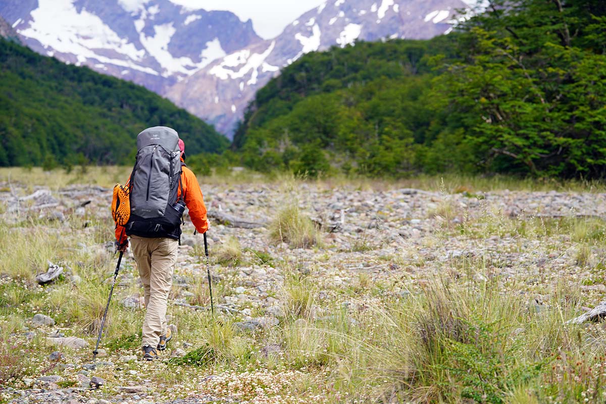 Arc'teryx Squamish Hoody windbreaker jacket (backpacking in river valley 2)