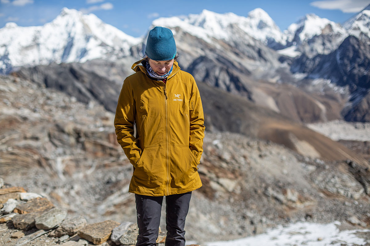 Arc'teryx Zeta AR Jacket (standing in mountains in Nepal)