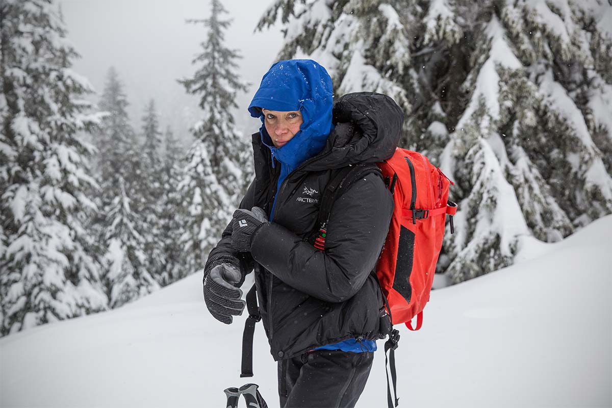 Arc'teryx Firebee AR (adjusting cuffs)