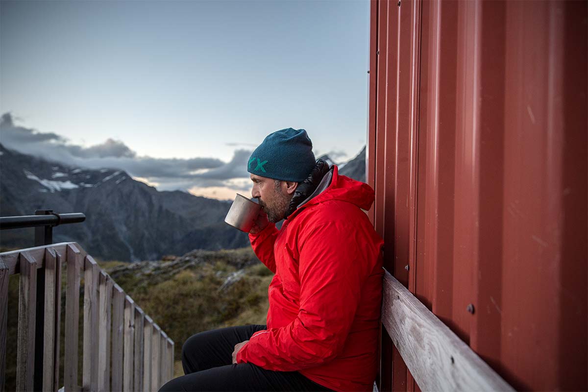 Arc'teryx Norvan (sipping coffee)