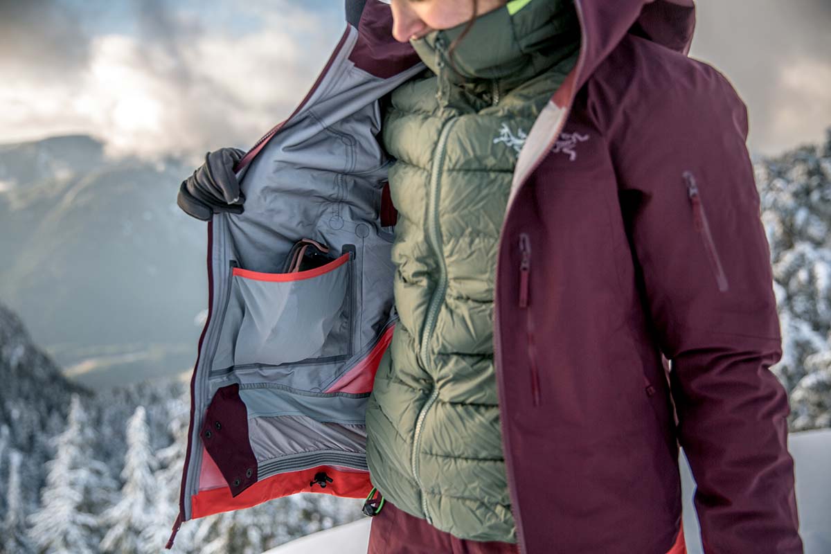 Arc’teryx Sentinel LT Ski Jacket Review | Switchback Travel