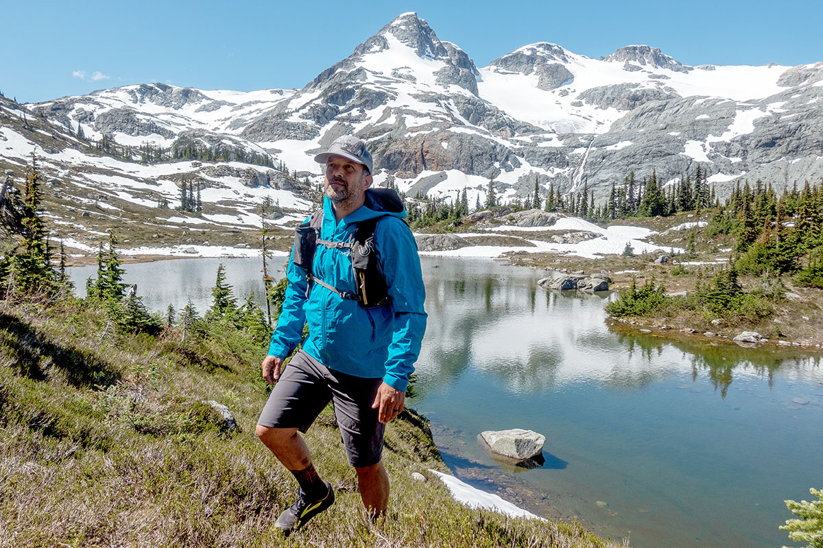 Arc'teryx Zeta SL (hiking up from lake)