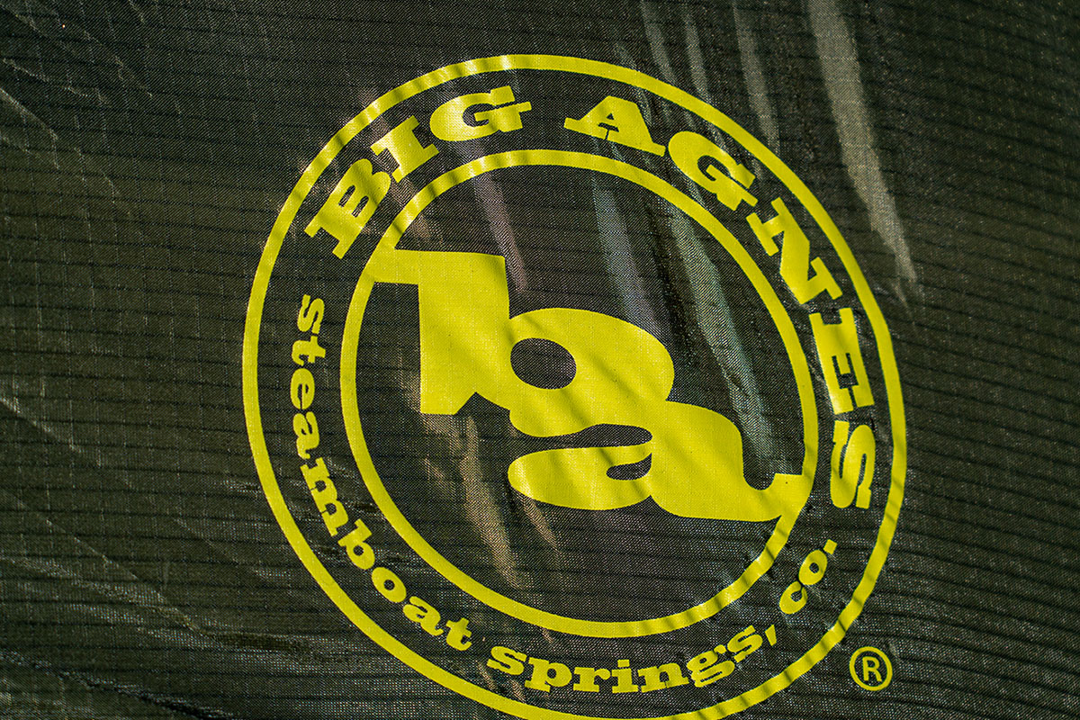 Big Agnes Crag Lake SL2 backpacking tent (logo closeup 2)