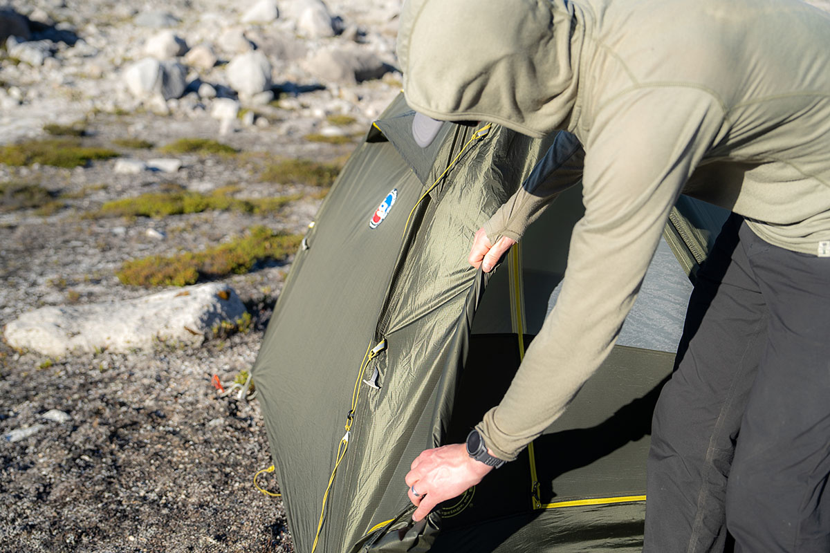 Big Agnes Crag Lake SL2 backpacking tent (rolling back door)