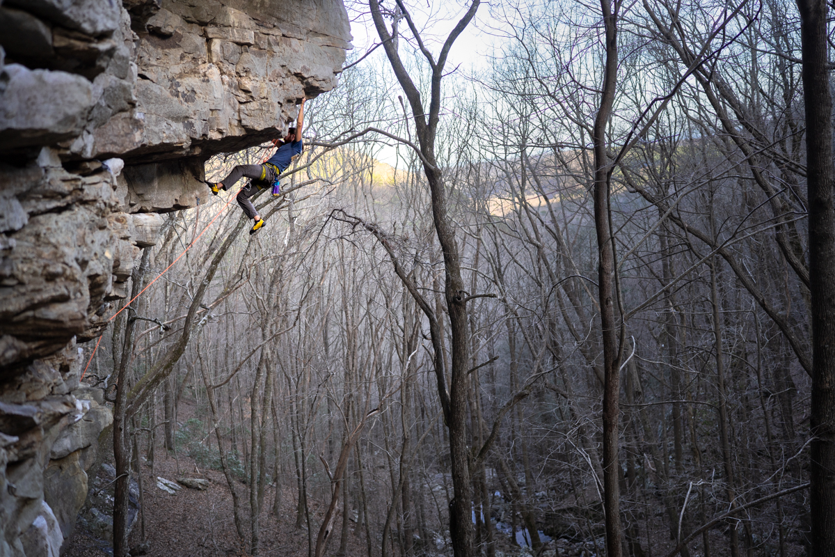 Black Diamond Alpine Light Pants Review (steep sport climbing in Chattanooga)