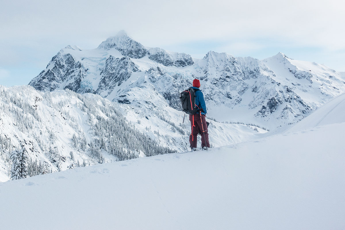 Black Diamond First Light Stretch Hoody (mountain backdrop)