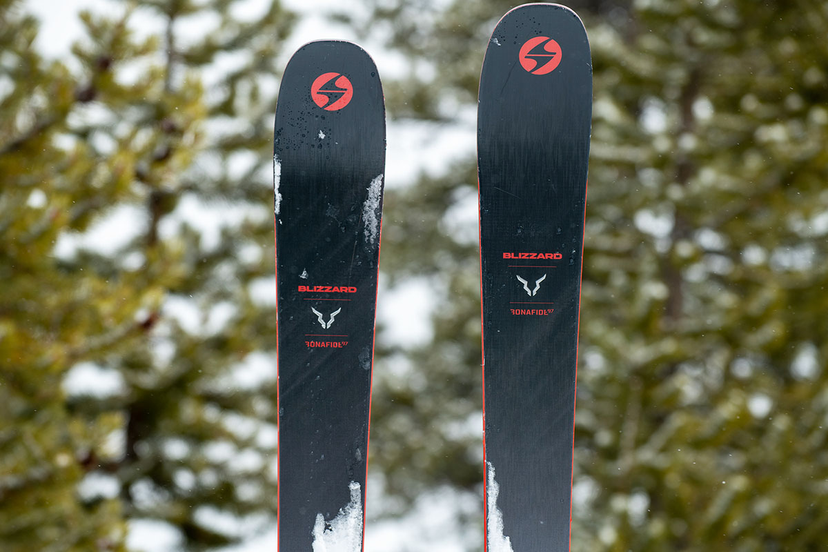 Blizzard Bonafire 97 all-mountain skis (top sheet)