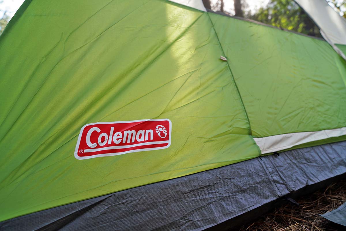Coleman Sundome 6 Tent (branding)