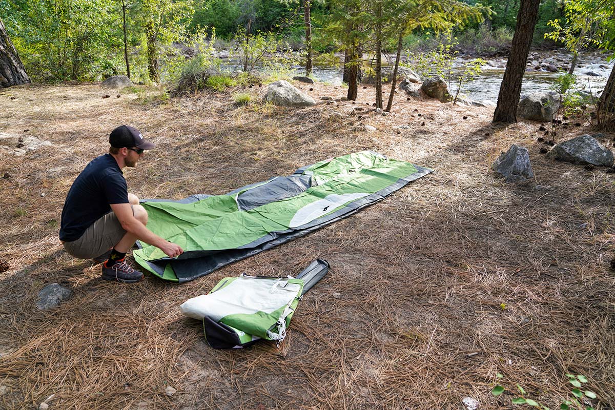 Coleman Sundome 6 Tent (setup 3)