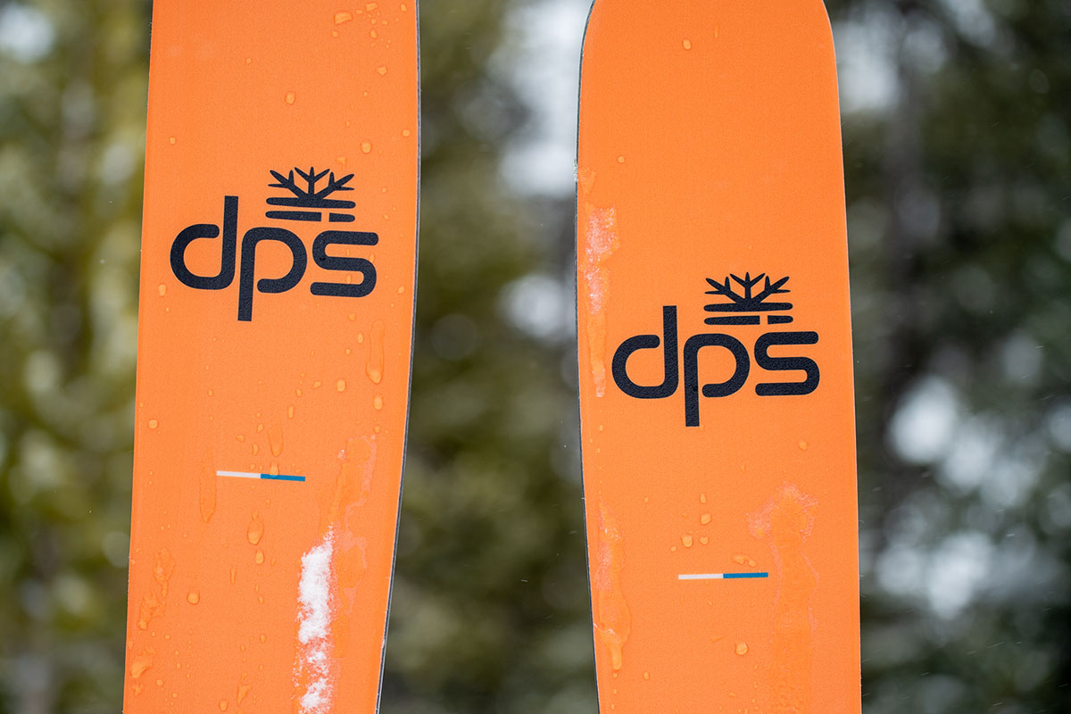 DPS Pagoda Piste 90 RP all-mountain skis (top sheet)