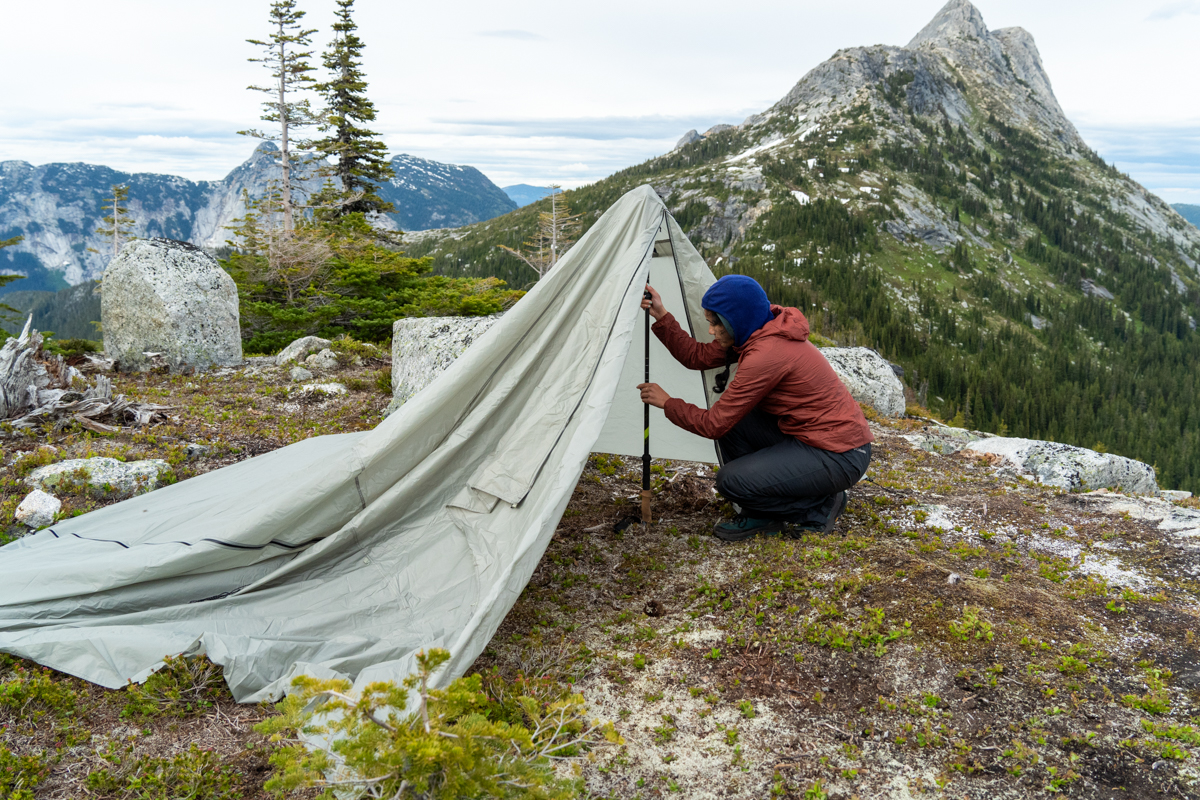 Durston X-Mid 2 (setting up tent)
