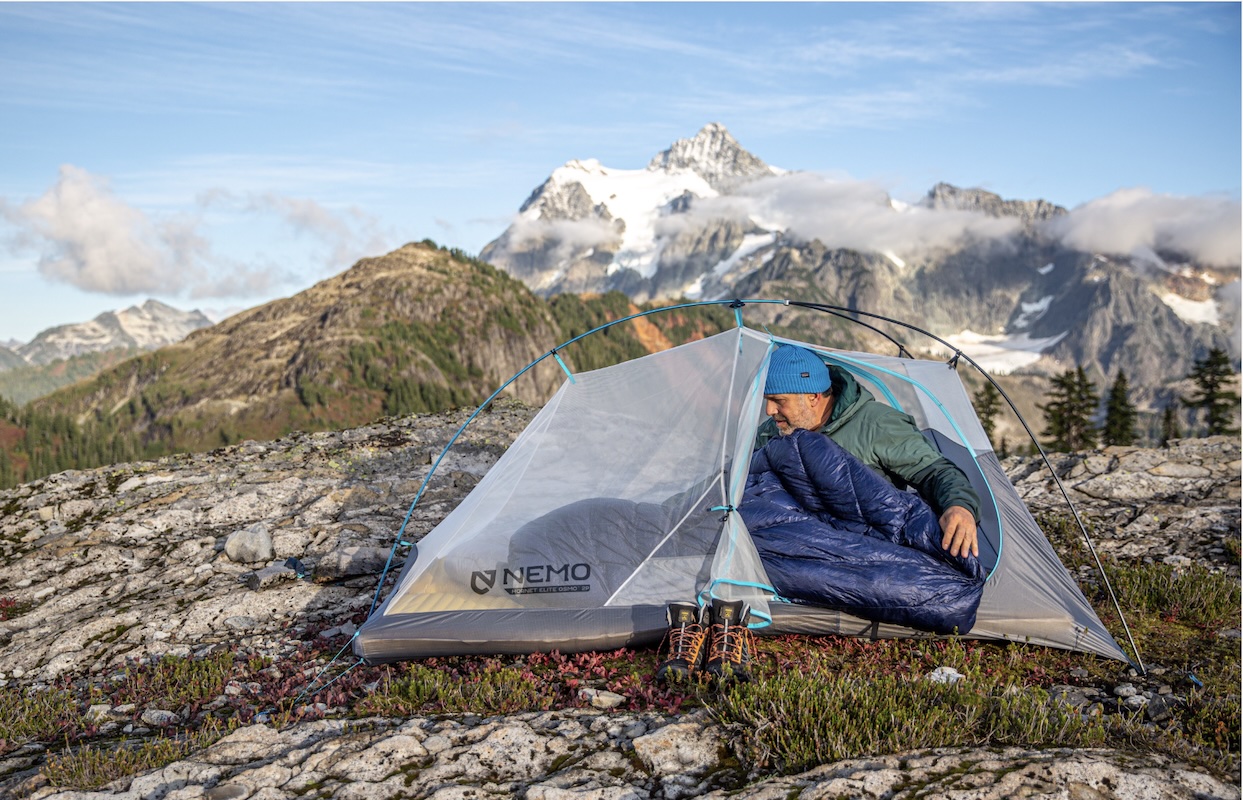 Enigma Quilt Review - set up inside tent