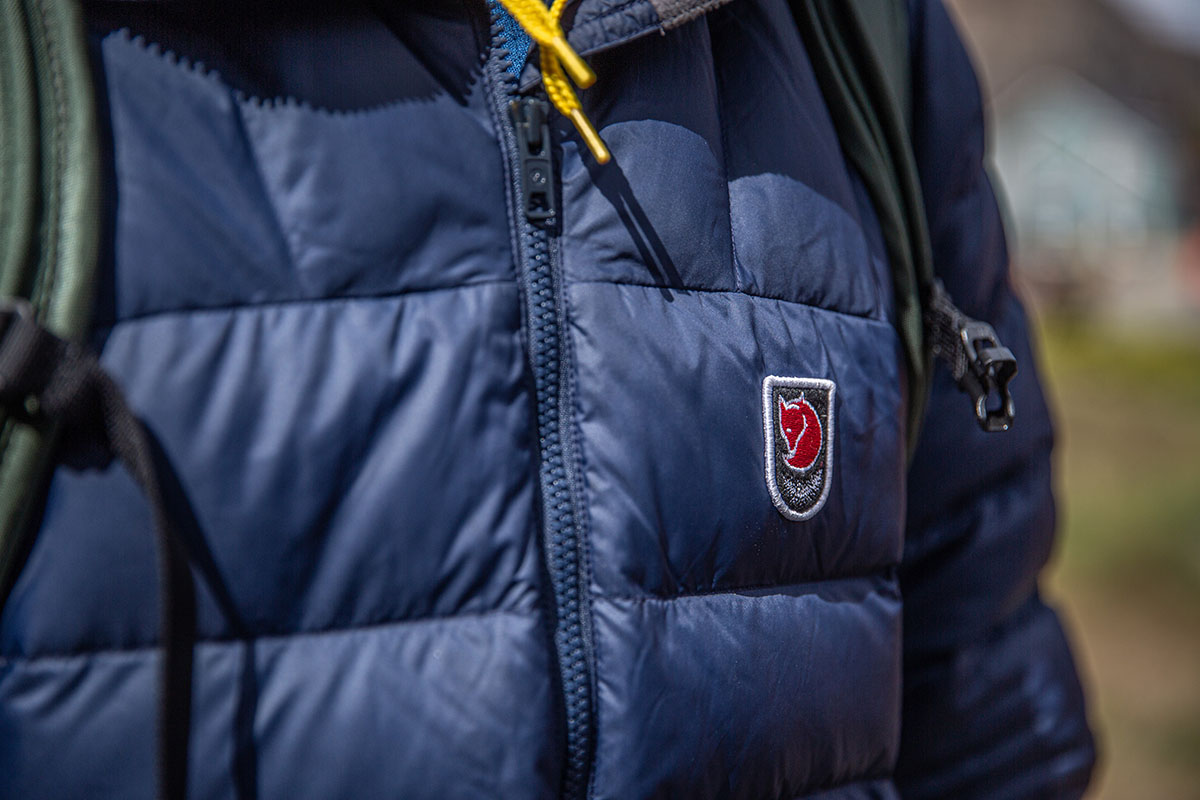 Fjallraven Expedition Pack Down Hoodie (zipper and logo patch)
