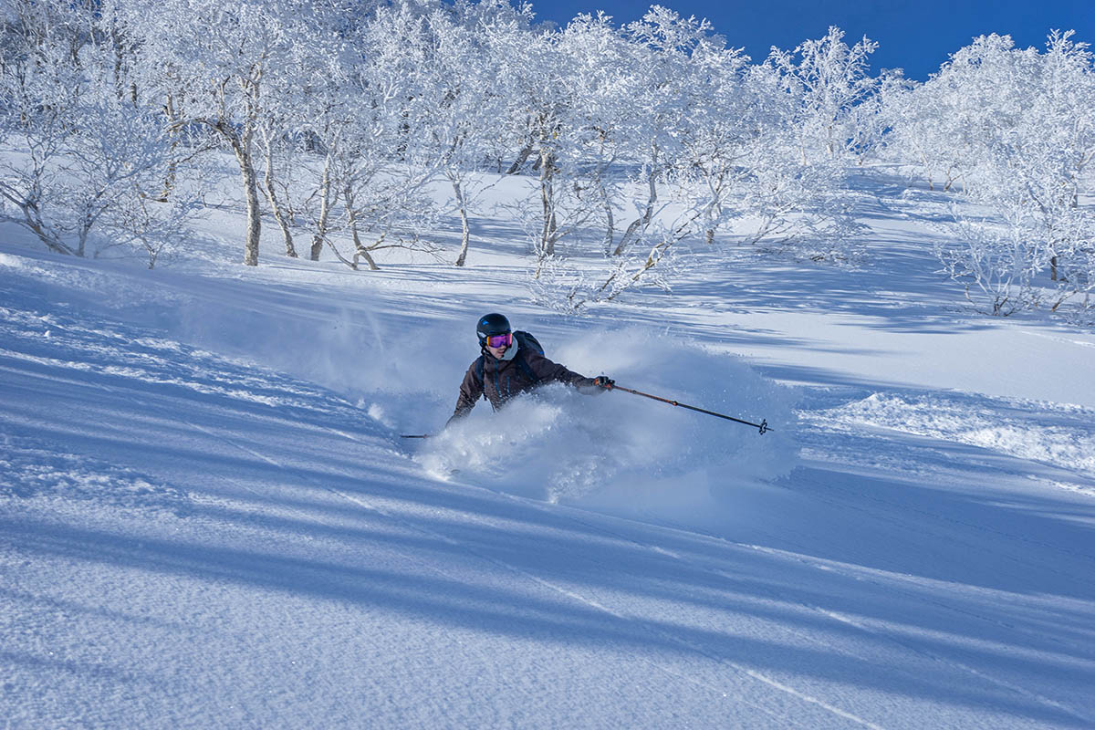 Giro Axis snow goggle (turning in powder)