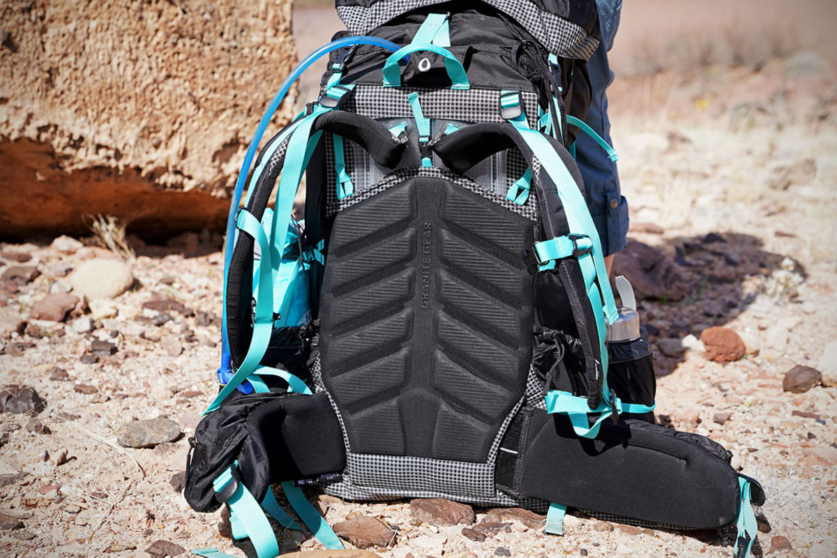 Granite Gear Blaze 60 pack (backpanel)