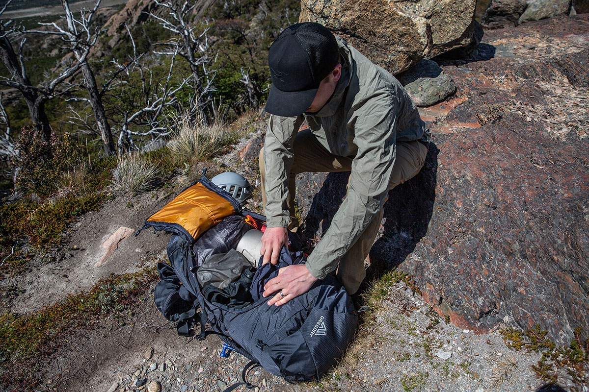 Gregory Baltoro 75 backpack (front access)