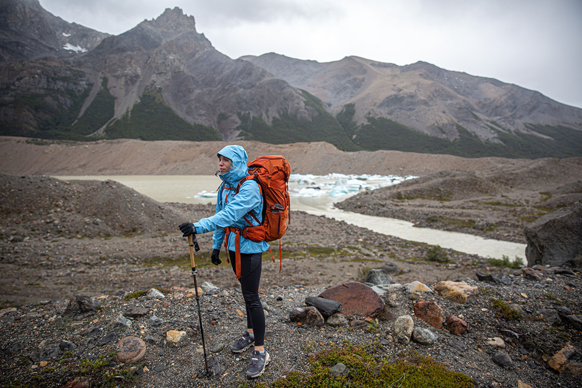 ​​Gregory Jade 63 backpacking pack (standing in rain)