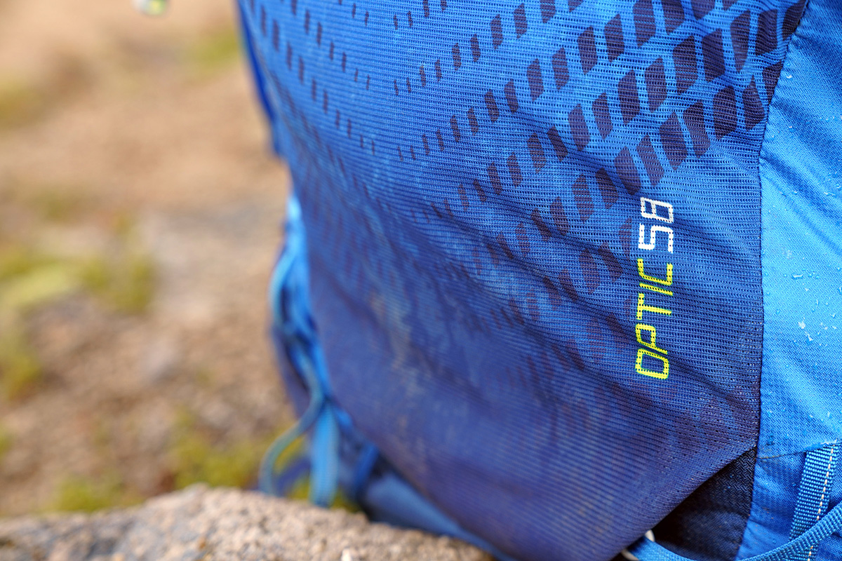 Gregory Optic 58 backpacking pack (logo)