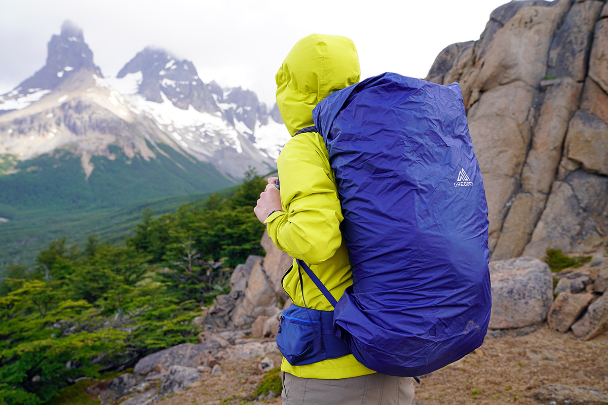 Gregory Optic 58 backpacking pack (waterproof pack cover)