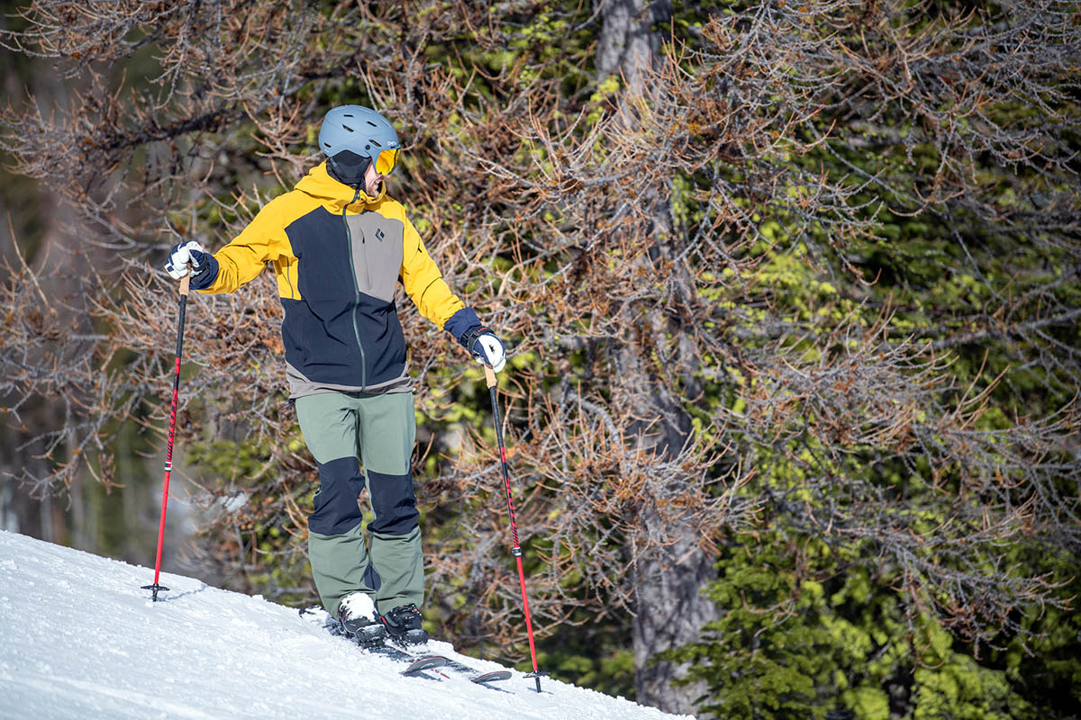 Head Kore 99 all-mountain ski (standing on slope)