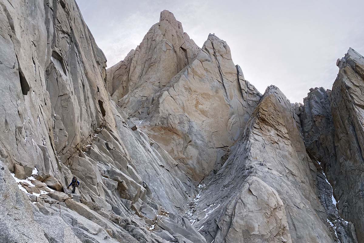 La Sportiva Aequilibrium Top GTX mountaineering boot (approaching under Fitz Roy 2)