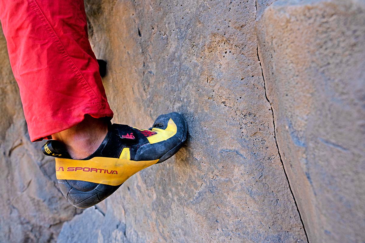 La Sportiva Skwama (smearing)