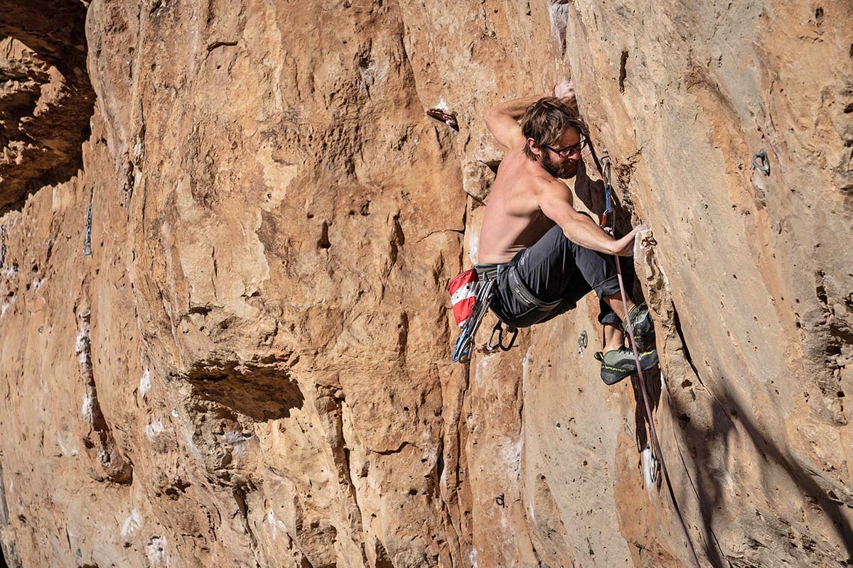 Sport climbing in the La Sportiva TC Pro