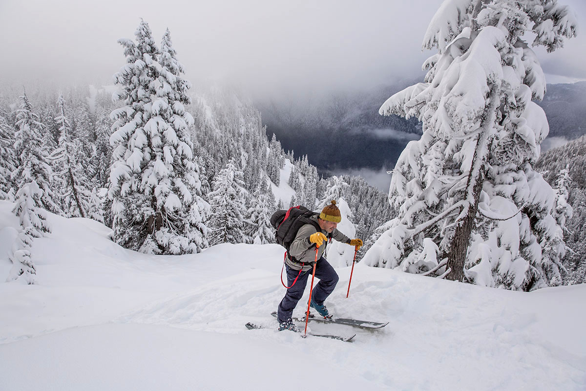 Lange XT3 ski boot (touring in deep powder)