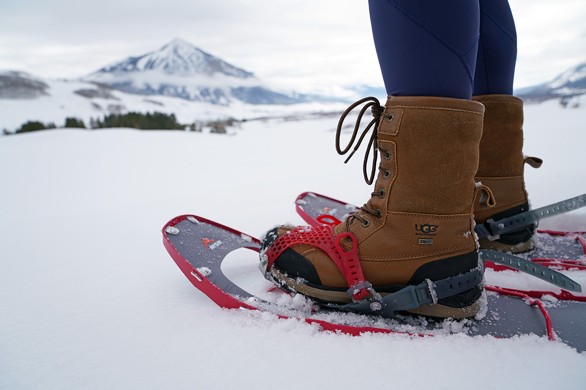 MSR Lightning Ascent Snowshoes (close-up of binding)