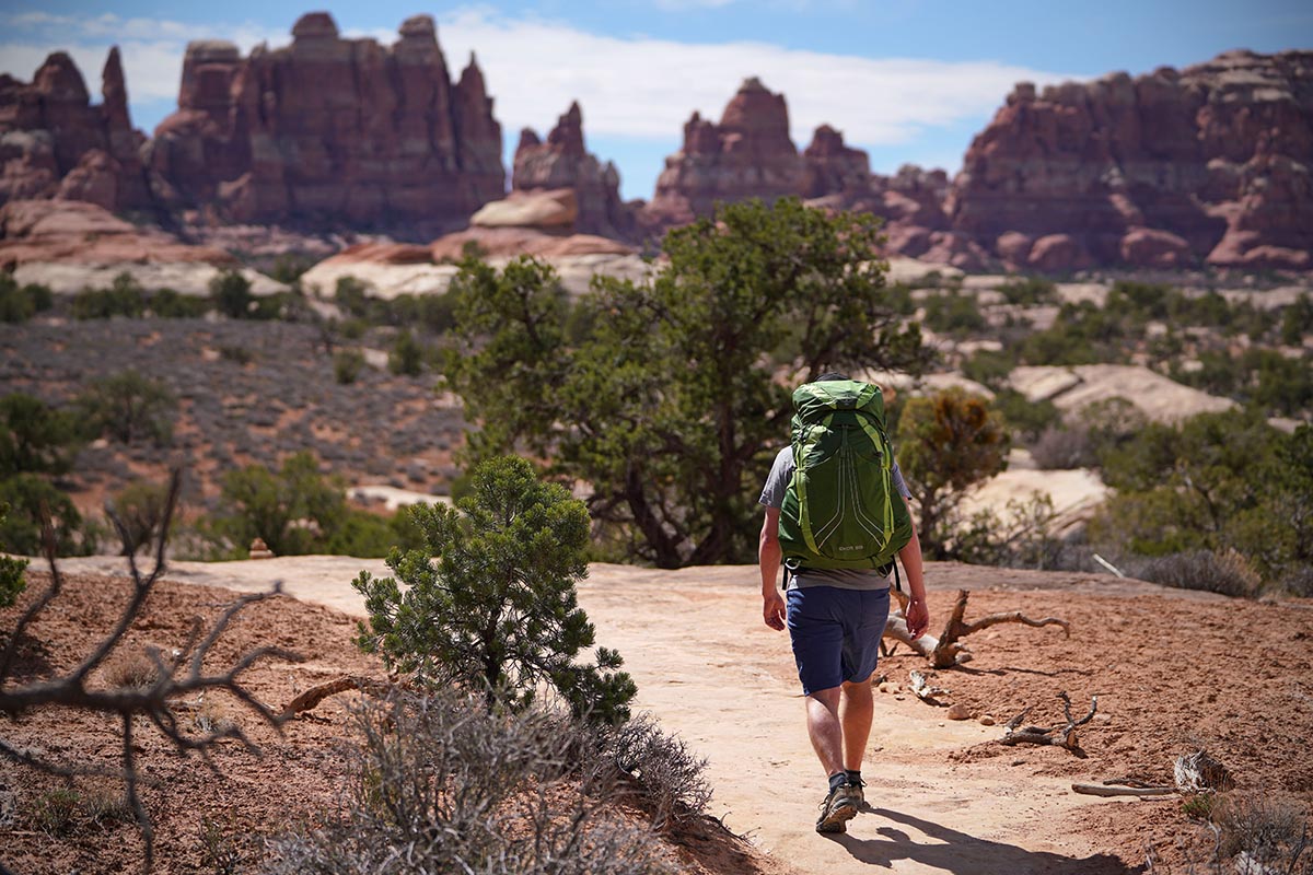 Merrell MQM Flex hiking shoe (hiking in Canyonlands)