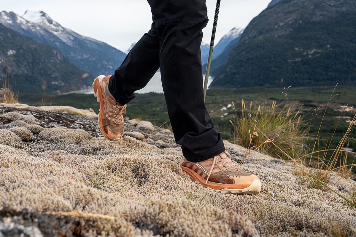 Merrell Moab Speed 2 GTX hiking shoe (hiking over soft ground)