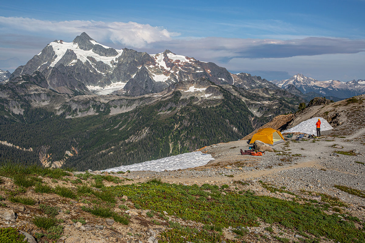 Nemo Aurora 3P tent (in mountains)